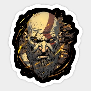 kratos Sticker